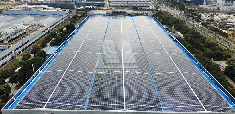 21 MW Xiamen, China Metalldach-Solarprojekt