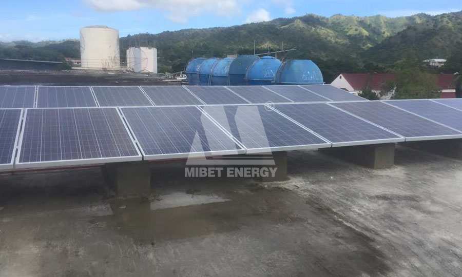 Montagesystem für Solarmodule auf den Philippinen
