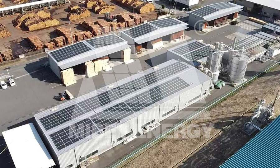 7,6 MW Dach-PV-Systemprojekt in Japan